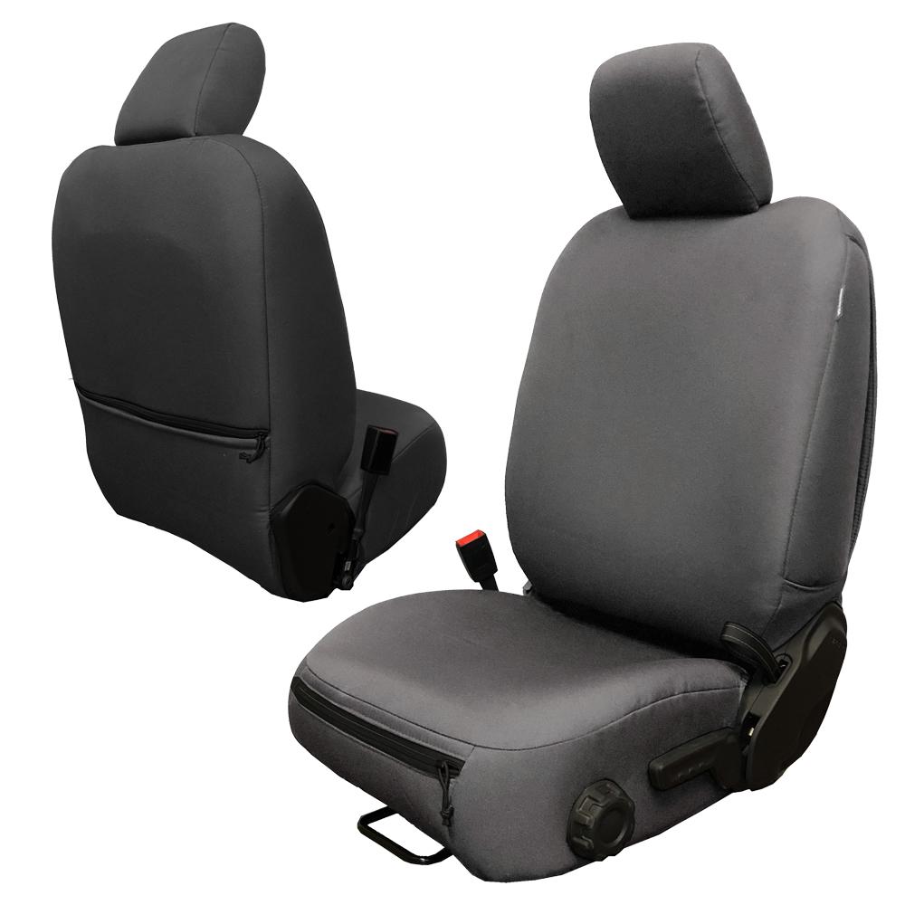 Bartact tactical seat covers with MOLLE webbing for Jeep, Toyota, and Ford interiors