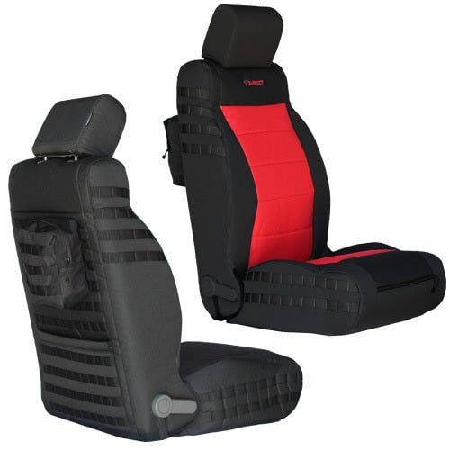 Jeep Wrangler tactical seat covers for JK and JL models